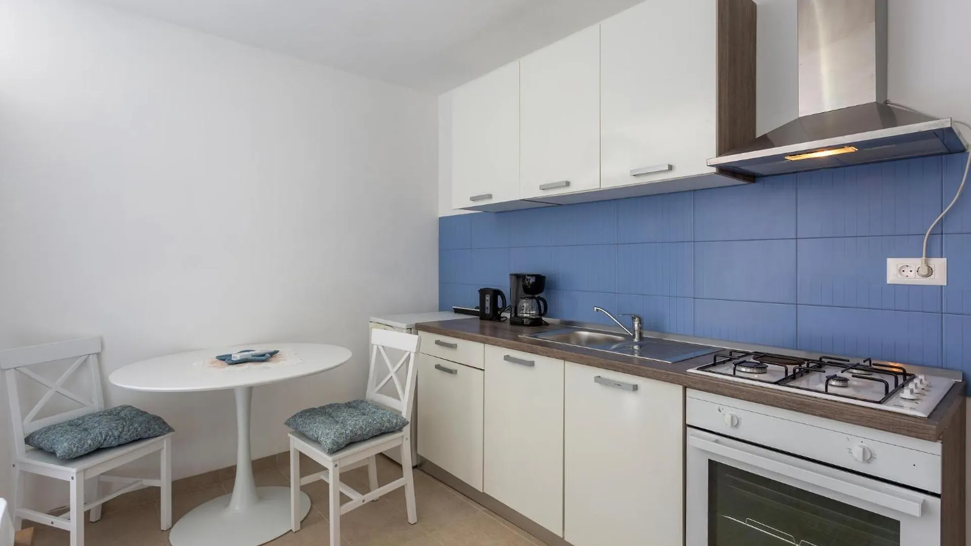 Beach Front Apartment In Stara Baska With Kitchen 0*,  Croatia